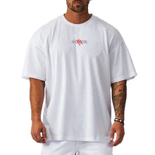 Load image into Gallery viewer, Men's Running T-Shirts Oversized Loose Sports Half Sleeve T Shirts Summer Mesh Quick Dry Fitness Workout Just Gym Clothing
