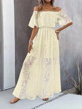 Load image into Gallery viewer, Boho Chic White Maxi Dress
