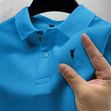 Load image into Gallery viewer, Golf Polo Shirt Men's Business Polo Collar Half Sleeved Top New Summer Casual Short Sleeved T-shirt for Men An
