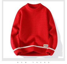 Load image into Gallery viewer, Men Casual Comfortable Warm Sweaters men round neck  Solid knitwear Men's High-Quality Fashion Trend Sweater 2025 Autumn/Winter
