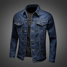 Load image into Gallery viewer, Slim Vintage Denim Jacket
