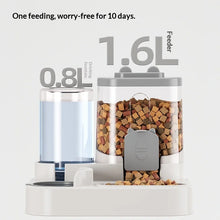 Load image into Gallery viewer, Automatic Pet Feeder and Water Dispenser All in One Large Capacity Gravity Dog Cat Bowl Smart Food Water Bowl for Pets
