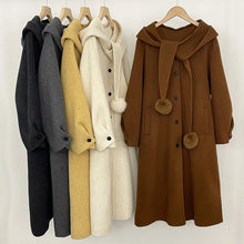 Load image into Gallery viewer, Korean Fur Wool Winter Coat
