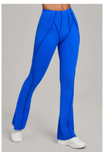 Load image into Gallery viewer, Gym Workout Women's Wide-Leg Tight-Fitting Hip-Lifting Yoga Flared Pants Dance High-Waist Flared Casual Outdoors Sports Trousers
