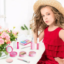 Load image into Gallery viewer, Children's Makeup Toy Set Simulated Beauty Makeup Box Set No Smearing No Liquid 10 Piece Non-toxic Set (Non Real Makeup)
