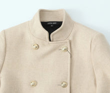 Load image into Gallery viewer, Retro Black Wool Long Coat
