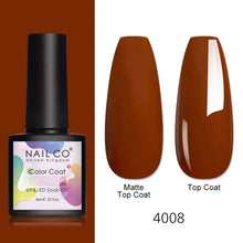 Load image into Gallery viewer, NAILCO 8ml Pink Red Colors Gel Nail Polish Nail Art Varnishes Gel Lacquer Coat LED Nails Manicure Design UV Gel Varnish Soak Off
