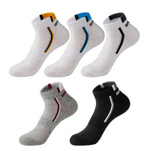 Load image into Gallery viewer, Striped Breathable Ankle Socks for Men (2 Pairs)
