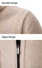 Load image into Gallery viewer, Stand Collar Fleece Zip Cardigan
