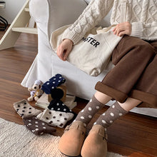 Load image into Gallery viewer, Polka Velvet Winter Socks
