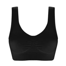 Load image into Gallery viewer, 3 Pack Women Sports Bra Wirefree Yoga Bras Tank Top High Intensity Push Up Three Color Solid Color Elastic Sports Bra
