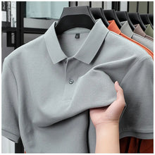 Load image into Gallery viewer, Men's 100% Cotton Polo Shirt - Summer Casual Breathable Tee,19 Colors,Ideal for Golf and Sports,Business Casual,Silk-Like Finish
