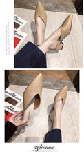 Load image into Gallery viewer, Women High Heels Slippers  Baotou Women Shoes Sexy Pointed Toe Chunky Heels Mules Outdoor Walking Slides Chaussure Femme 2024
