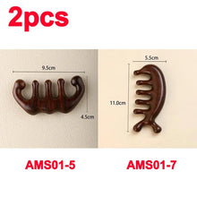 Load image into Gallery viewer, New Wooden Massage Wood Massager Comb Scalp Head Oil Massager Scalp Hair Comb Tools AMS01
