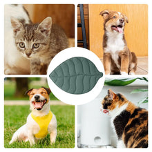 Load image into Gallery viewer, Leaves Shaped Pet Bed Reversible Soft Washable Non Slip Cushion For Cats Dogs Indoor Travel Camping Comfortable Cozy Cooling Mat
