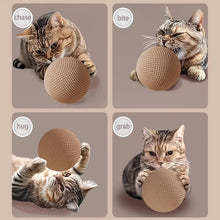 Load image into Gallery viewer, Large Sisal Cat Ball Toy, Interactive Self-Amusing Scratcher, Chew &amp; Teeth Cleaning Toy for Kittens, Indoor Cats
