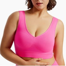 Load image into Gallery viewer, Seamless Sports Bras For Women Push-Up Bra Female Breathable Brassiere No Pads Bralette Solid Color Crop Top Sexy Lingerie S-5XL
