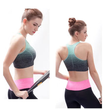 Load image into Gallery viewer, Sports Bra High Stretch Breathable Tops Fitness Women Padded for Running Yoga Gym Crop Bra Gradient Sports Bra for Workout Tops

