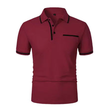 Load image into Gallery viewer, Slim Breathable Summer Pocket Polo
