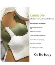 Load image into Gallery viewer, Breathable Sports Bra Anti-Sweat Fitness Top Women Seamless Yoga Bra Shockproof Crop Top Push Up Sport Bra Gym Workout Top
