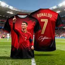 Load image into Gallery viewer, 2026 Ronaldo 7 Football Jersey Chatgpt Ai Style Adults and Kids Fan Edition Summer Soccer Training Tops Comfortable Sportswear
