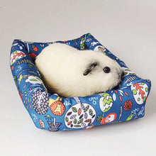 Load image into Gallery viewer, Pet Sleep Bed Rectangle Mat with Rattan Cooling Pad for Small Animals Dogs Cats Rabbit Guinea Pig Hamster Squirrel All Seasons
