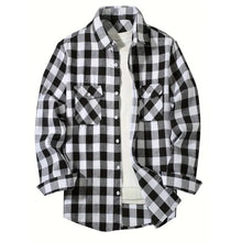 Load image into Gallery viewer, Classic Plaid Flannel Shirt Men
