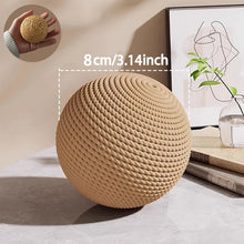 Load image into Gallery viewer, Large Sisal Cat Ball Toy, Interactive Self-Amusing Scratcher, Chew &amp; Teeth Cleaning Toy for Kittens, Indoor Cats
