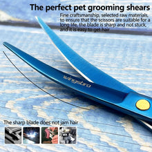 Load image into Gallery viewer, Pet Grooming Scissors   7inch Right and Left Hand Curved Scissors For Dog Grooming
