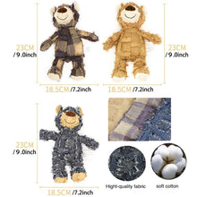 Load image into Gallery viewer, Pet Teddy Bear Soundmaking Toy Plush Interactive Dog Toys Grinding Cleaning Teeth Anti Bite Abreact Plaything Bear Pets Supplies
