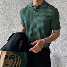 Load image into Gallery viewer, Slim Breathable Summer Knit Polo
