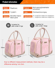 Load image into Gallery viewer, Truelove Fashion Pet Carrier Handbag Out of Portable Bag Space Cabin Hug Cat Dog Artifacts Out Bag Backpack Pet Box Cage TLX6971
