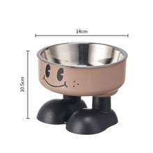 Load image into Gallery viewer, Smiling Face High-Leg Steel Bowl
