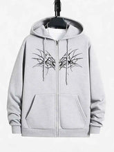 Load image into Gallery viewer, Men's Gothic Printed Zipper Hoodie Street Hoodie
