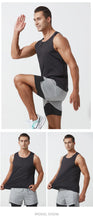 Load image into Gallery viewer, Men's Fitness Tank Top Summer Gym Clothing Bodybuilding Muscle Vest Sleeveless Shirt O Neck Breathable Quick Dry Workout Tops
