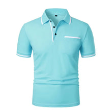 Load image into Gallery viewer, Slim Breathable Summer Pocket Polo
