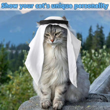 Load image into Gallery viewer, Pet Headscarf Fun Costume for Party Role Play Gathering Photo Cute Hat Pet Accessories for Small Cats Dogs Decoration Cat Hat

