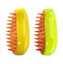 Load image into Gallery viewer, Cat Dog Steamy Brush Steam Brush Electric Sprayer for Massage Pet Grooming Tool Shedding 3 in 1 Electric Sprays Massage Combs
