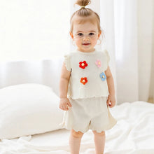 Load image into Gallery viewer, Toddler Girls Tank Top and Shorts Set
