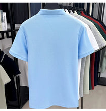 Load image into Gallery viewer, 100% pure cotton high-end brand men's short sleeve polo shirt summer fashion original pony embroidery golf Paul  casual T-shirt
