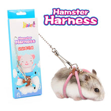 Load image into Gallery viewer, Small Animal Pet Leash Adjustable Soft Set Bird Mouse Hamster Ferret Pigskin Strap Bite Resistant Leash Guinea Pig Accessories
