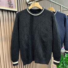Load image into Gallery viewer, 2025 Winter New Fashion Twist Knitted Sweater Men Trendy Casual Solid Color Warm Versatile Handsome Men Sweater
