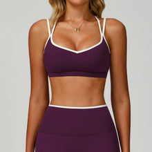 Load image into Gallery viewer, Sport Bras Women Breathable Sports Bra Shockproof Fitness Tops Push Up Gym Crop Top Brassiere Gym Workout Top Seamless Yoga Bra
