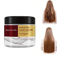 Load image into Gallery viewer, Collagen Keratin Hair Mask Dual Oil Control Moisturizer Conditioner Soft Smooth Frizz Damaged Repair Revitalize Hair Care
