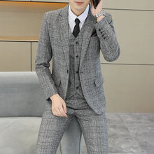 Load image into Gallery viewer, Three Piece Wedding Business Suit
