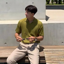 Load image into Gallery viewer, Slim Breathable Summer Knit Polo
