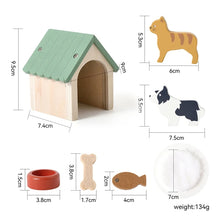 Load image into Gallery viewer, Toy House Accessories Pet Set Great Pet Play Set For Dollhouses Fun Games That Encourage Creativity And Imagination in Children

