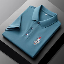Load image into Gallery viewer, Men's Embroidered Casual Fashion Short Sleeved POLO Shirt Summer Comfortable Top

