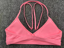 Load image into Gallery viewer, New Sports Bra Women Gym Yoga Sport Bra Bralette Mujer Brassiere Sport FemWhite Blue Navy Workout Top Red Pink
