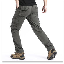 Load image into Gallery viewer, Loose Cotton Tactical Cargo Pants
